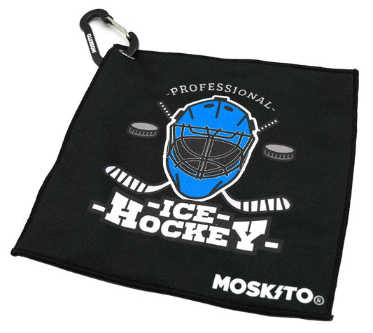 MOSKITO Ice Hockey Skate Blade Towel Goalie Black