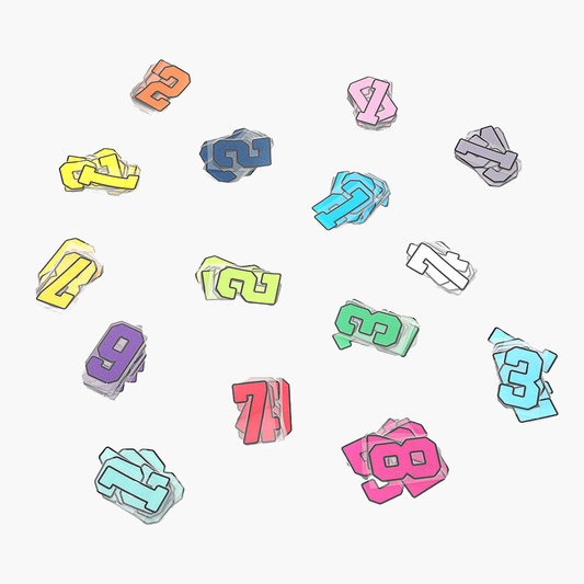 MOSKITO Helmet & Skate Number Stickers Ⅱ