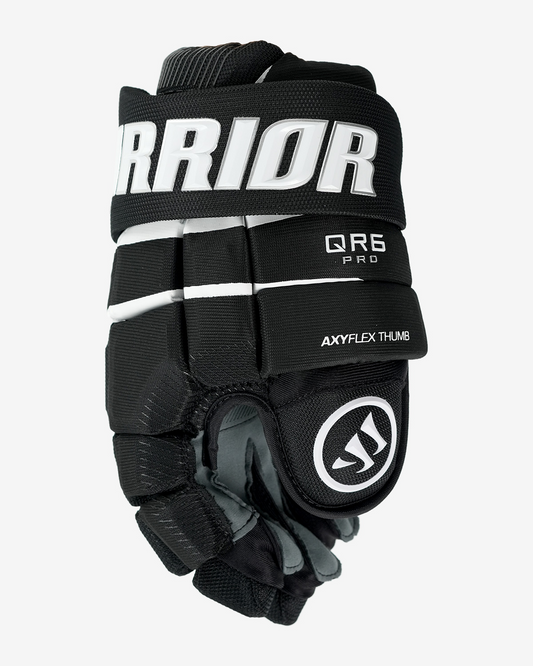 Warrior QR6 Pro Senior Black Ice Hockey Gloves