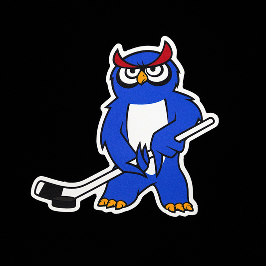 MOSKITO HOCKEY STICKER Design BLUE OWL