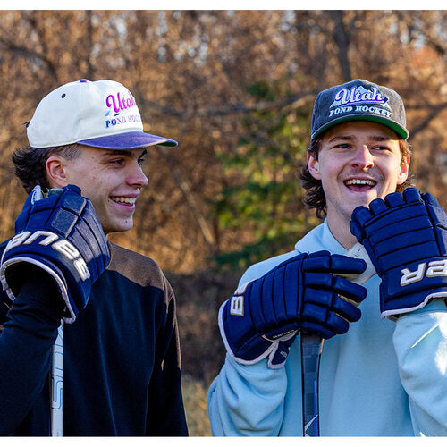 Celly Utah Pond Hockey Snapback : Cream