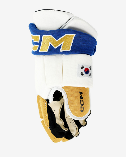 CCM Korea Limited C85-1 Glove Mustard Ice Hockey Glove