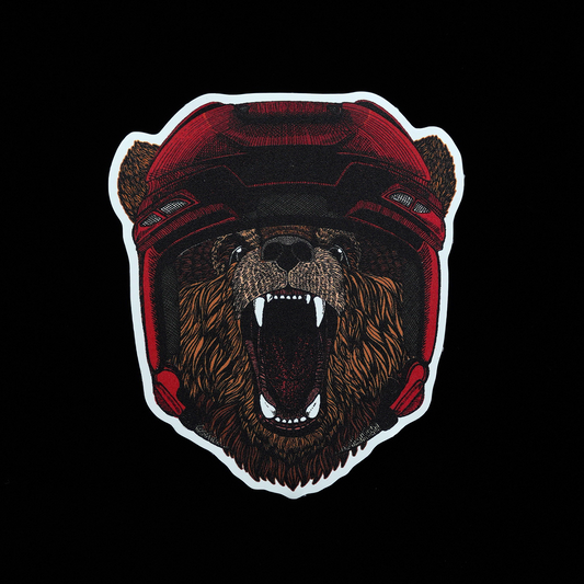 MOSKITO HOCKEY STICKER Design BEAR