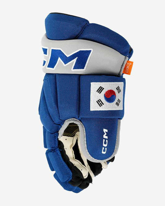 CCM Korea Limited C95-5 Glove Blue Ice Hockey Glove