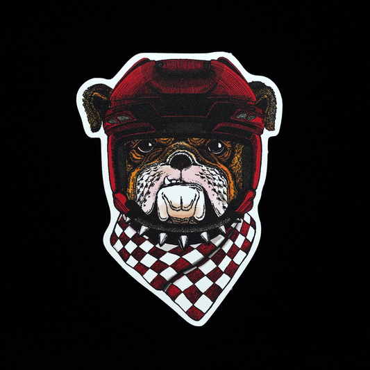 MOSKITO HOCKEY STICKER Design DOG