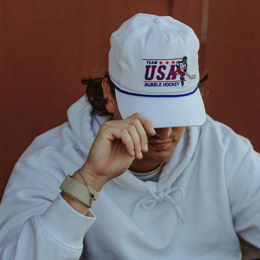 Celly USA Bubble Hockey Snapback : White
