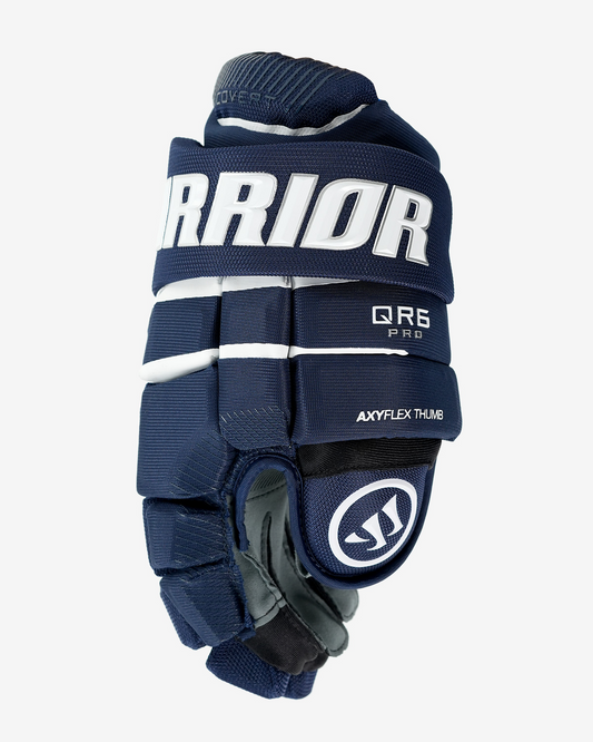 Warrior QR6 Pro Senior Navy Ice Hockey Gloves