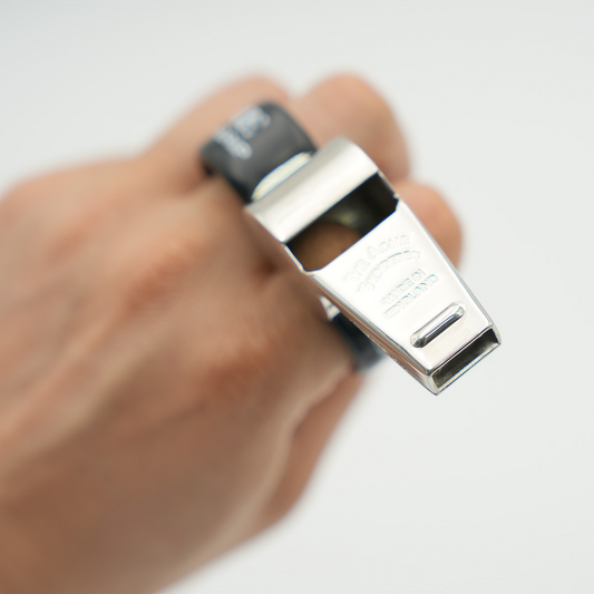 ACME Thunderer Finger Grip Whistle 477/58.5 For Coaches & CHL Referees Two Colors