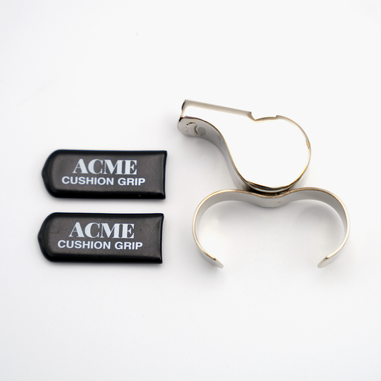 ACME Thunderer Finger Grip Whistle 477/58 For Coaches & CHL Referees Two Colors