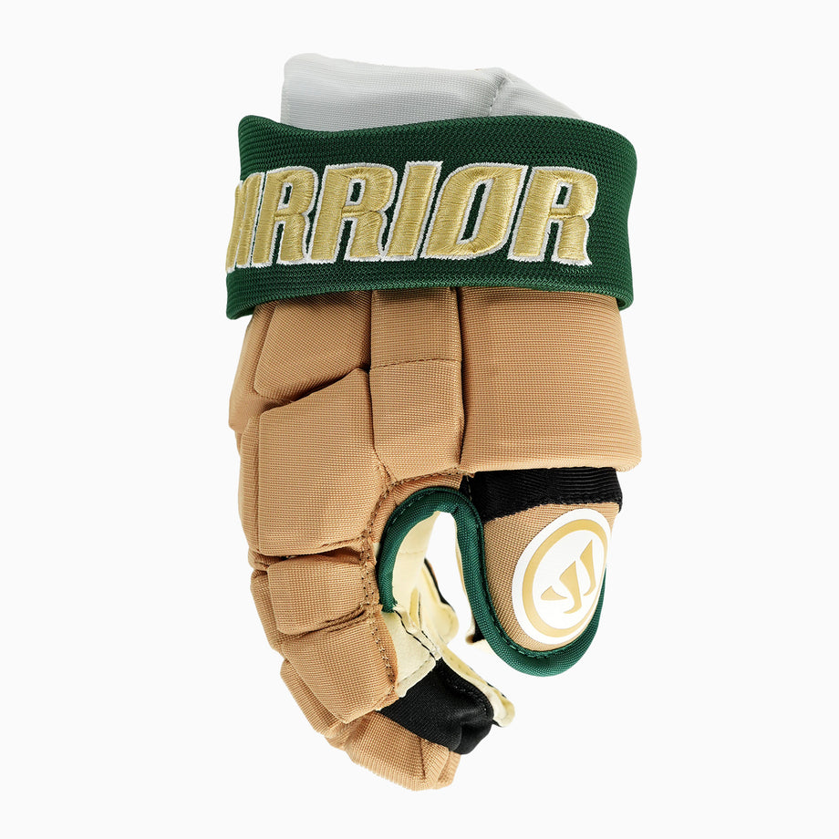 Warrior Covert Pro Custom Junior Ice Hockey Gloves Green/Beige