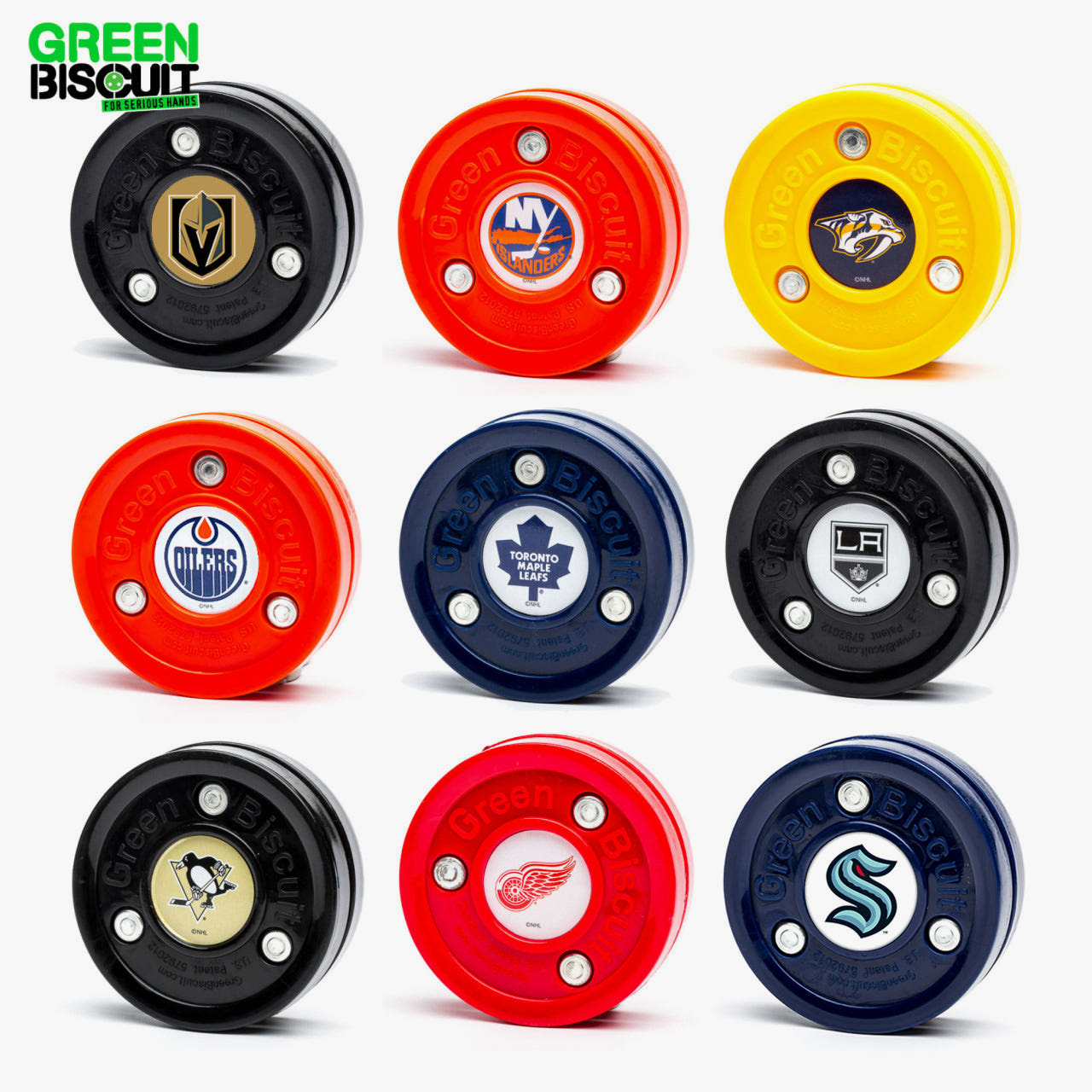 Green Biscuit Original NHL Off-Ice Hockey Puck