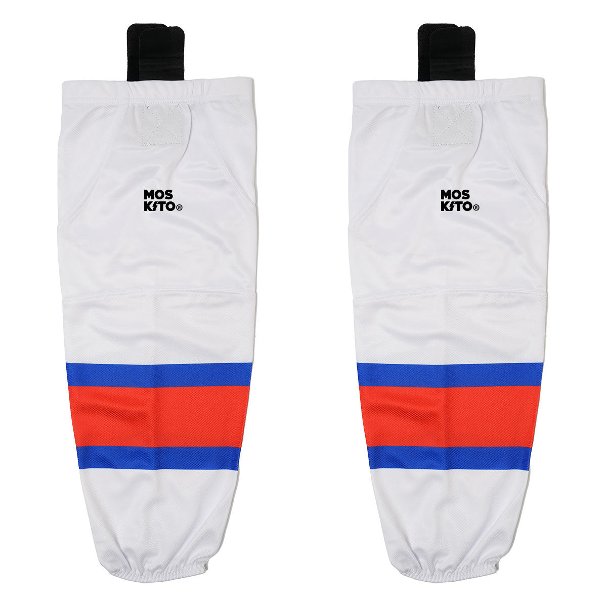 MOSKITO Ice Hockey SOCKS II WHITE/RED