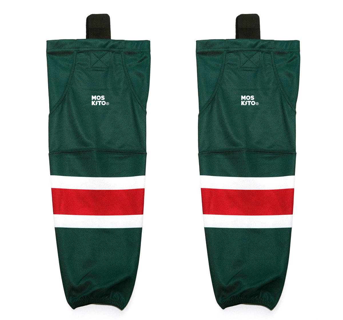 MOSKITO Ice Hockey SOCKS I GREEN/RED