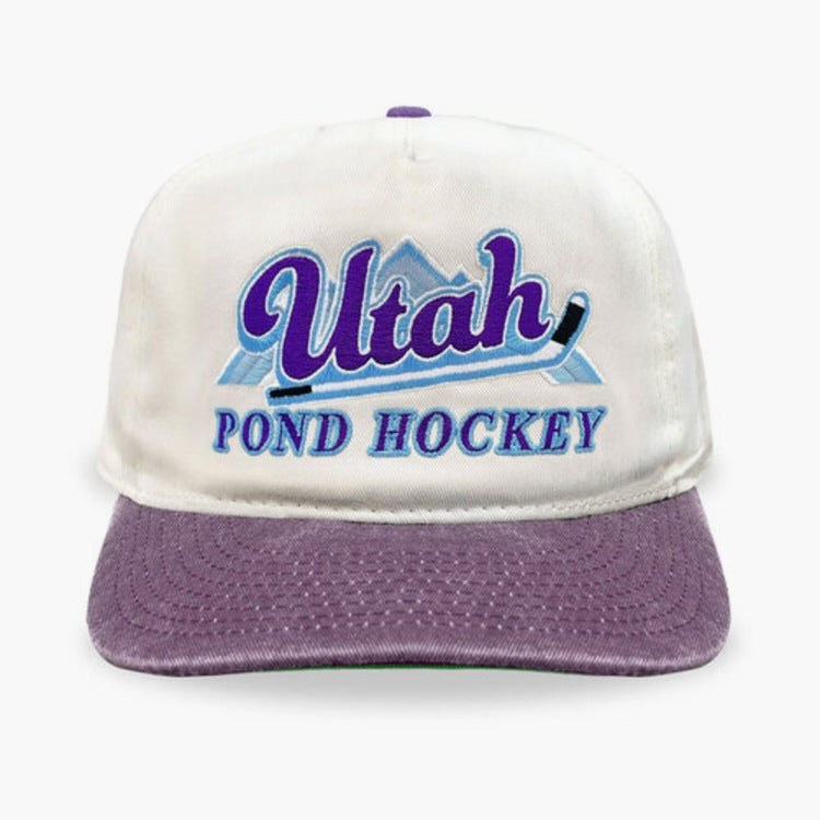 Celly Utah Pond Hockey Snapback : Cream
