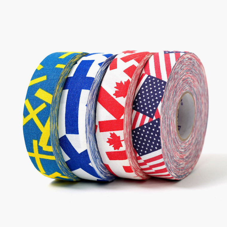 MOSKITO Ice Hockey Stick Tape 4 National Flags
