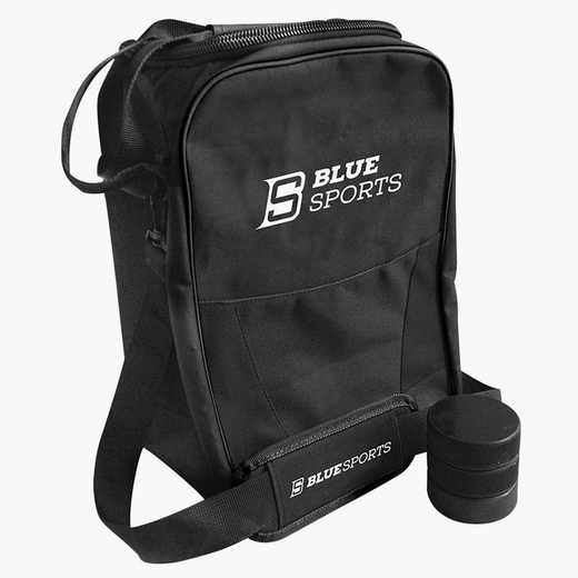 Blue Sports Puck Bag