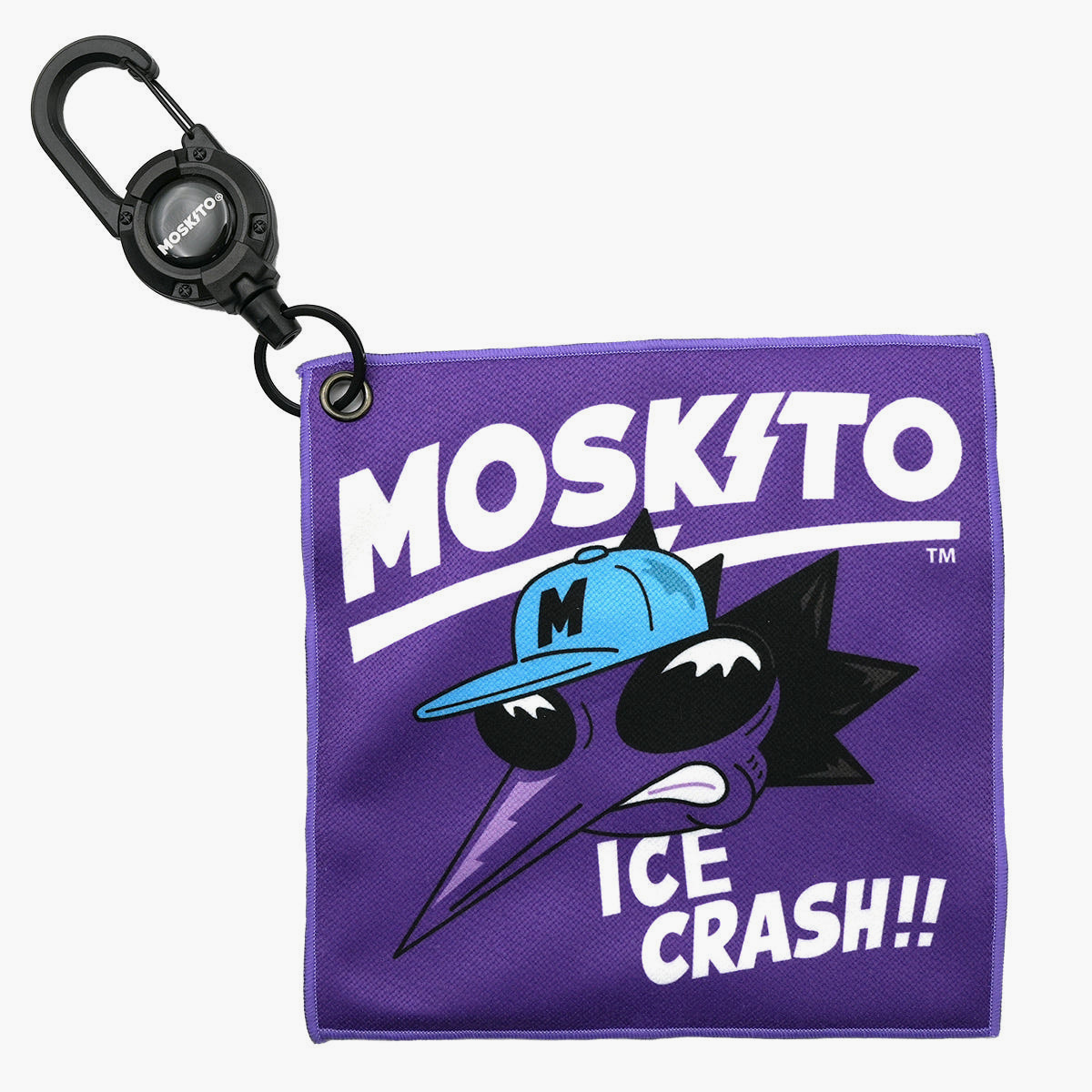 MOSKITO Ice Hockey Skate Blade Towel ICE CRASH PURPLE