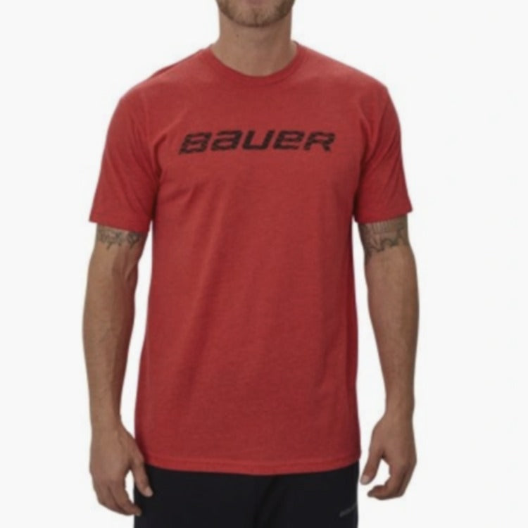 BAUER GRAPHIC SS CREW RED Senior