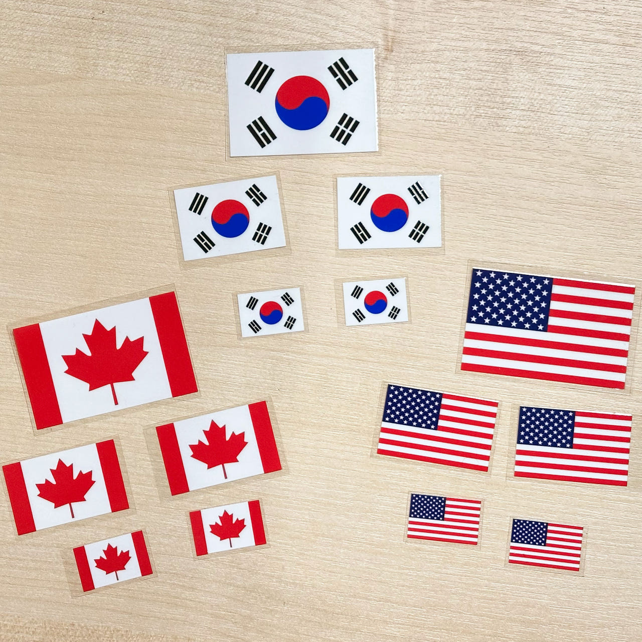 MOSKITO Hockey Helmet Flag Sticker Pack