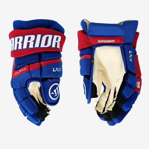 Warrior LX3 Glove Royal/Red/White