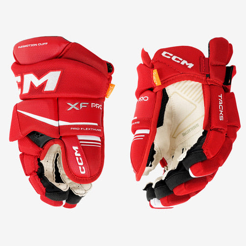 CCM Tacks XF PRO Glove Junior RED