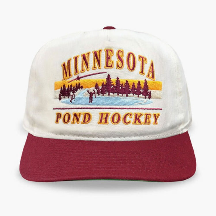 Celly Minnesota Pond Hockey Snapback : Cream