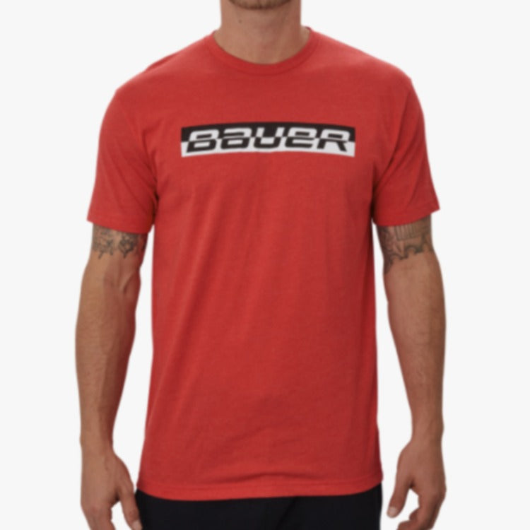 BAUER REFLECTION SS CREW RED