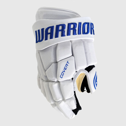 Warrior Covert Pro White Royal Ice Hockey Glove