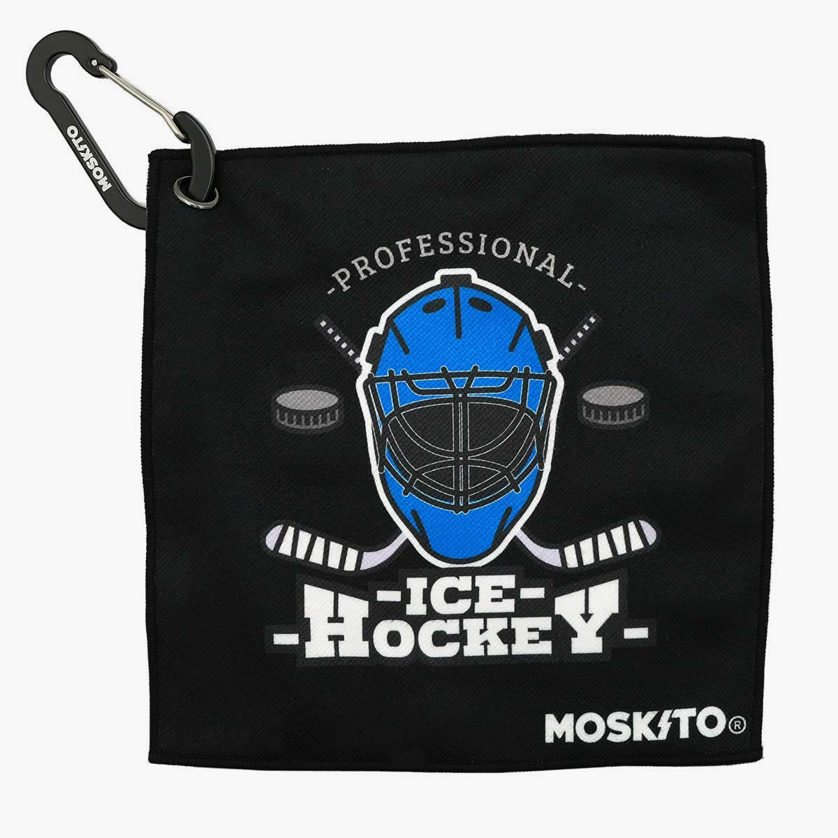 MOSKITO アイスホッケー スケート ブレードタオル ゴールキーパー ブラック
