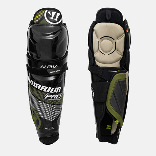 Warrior Alpha Pro Junior Ice Hockey Shin Guards