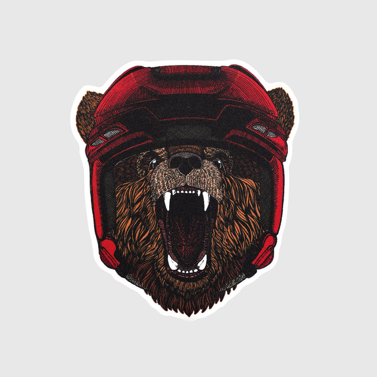 MOSKITO HOCKEY STICKER Design BEAR