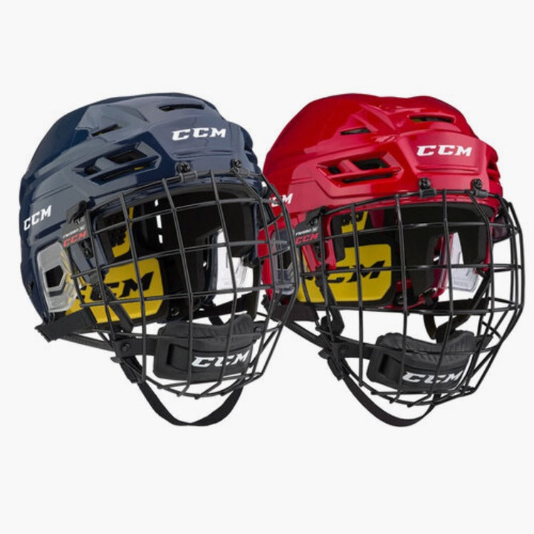 CCM Tacks 210 Helmet Ice Hockey Helmet Combo