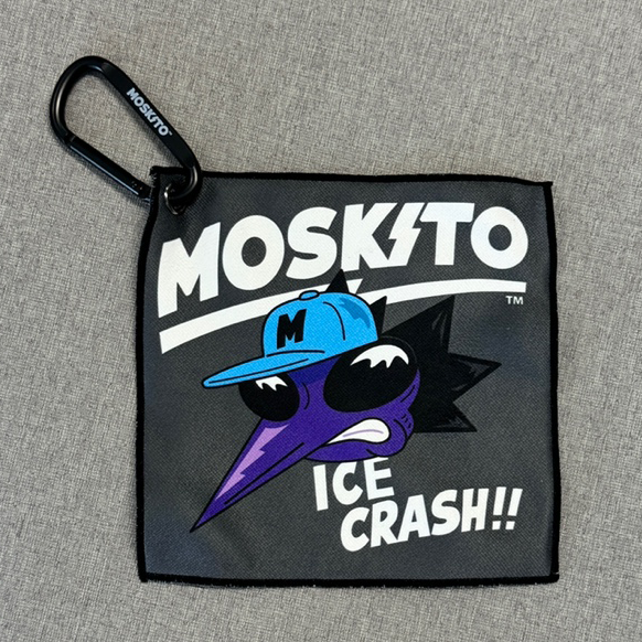 MOSKITO Ice Hockey Skate Blade Towel ICE CRASH D.GREY