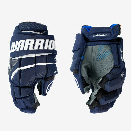 Warrior QR6 Pro Senior Navy Ice Hockey Gloves