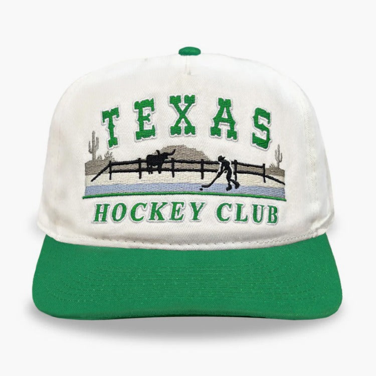 Celly Texas Hockey Club Snapback : Cream/Green