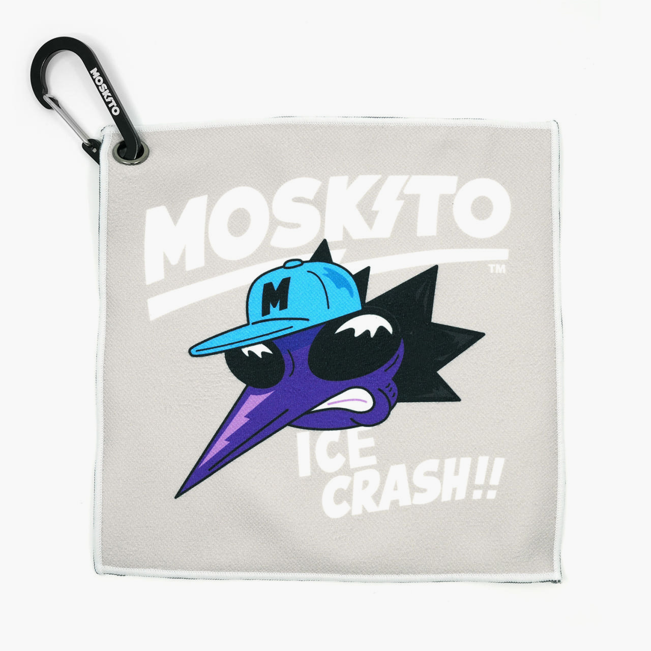 MOSKITO アイスホッケー スケートブレードタオル ICE CRASH L.GREY