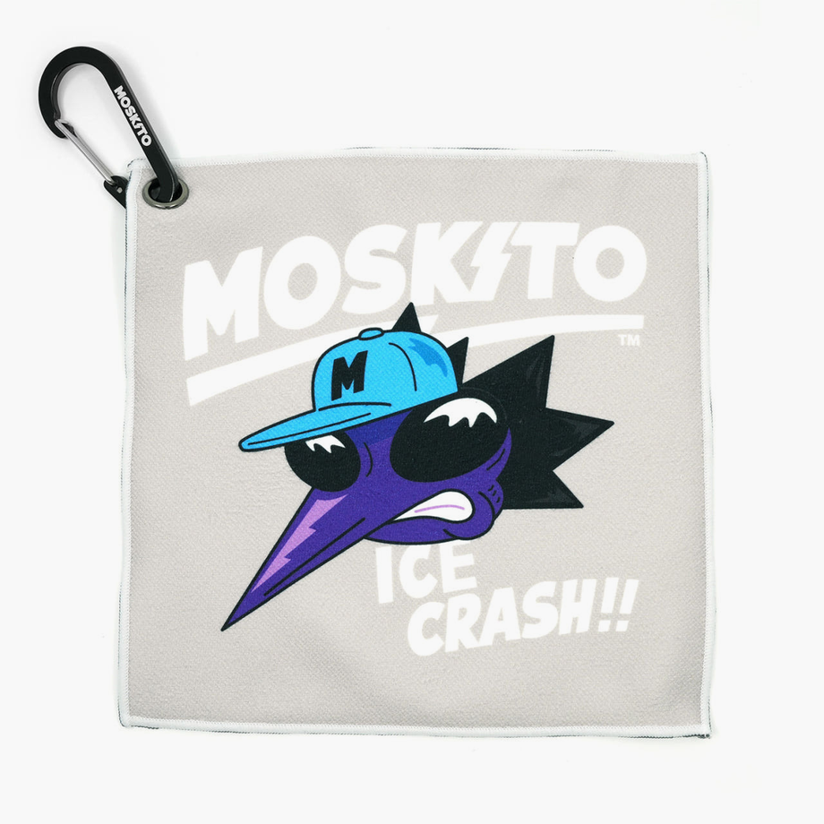 MOSKITO Ice Hockey Skate Blade Towel ICE CRASH L.GREY