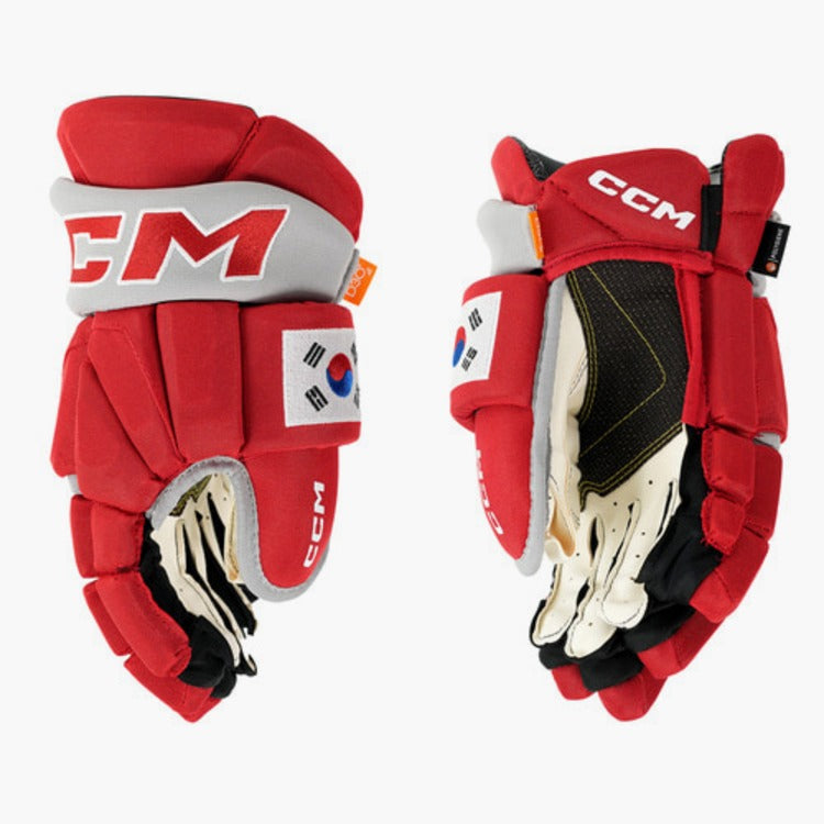 CCM Korea Limited C95-6 Glove Red Ice Hockey Glove