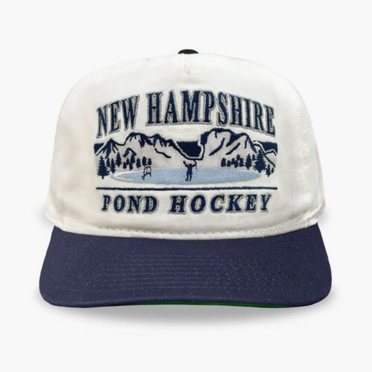 Celly New Hampshire Pond Hockey Snapback : Cream
