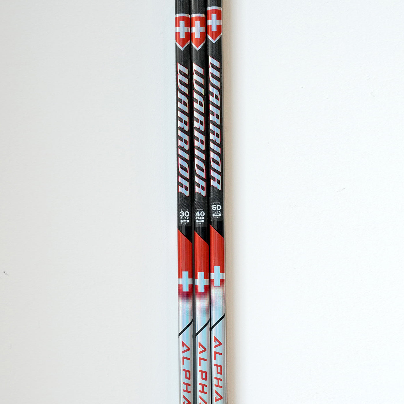 Warrior LX3 Pro SWITZERLAND Junior 30, 40, 50 Flex Ice Hockey Stick
