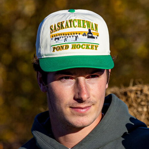 Celly Saskatchewan Pond Hockey Snapback : Cream