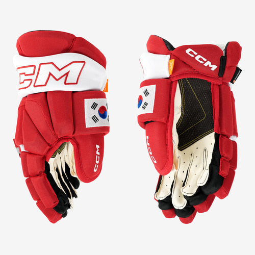 CCM Korea Limited C95-7 Glove Red/White Ice Hockey Glove
