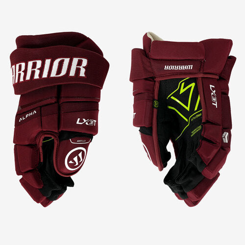 Warrior LX3 Team Glove Maroon