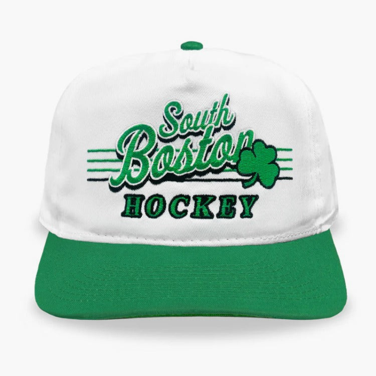 Celly South Boston Hockey Snapback : White