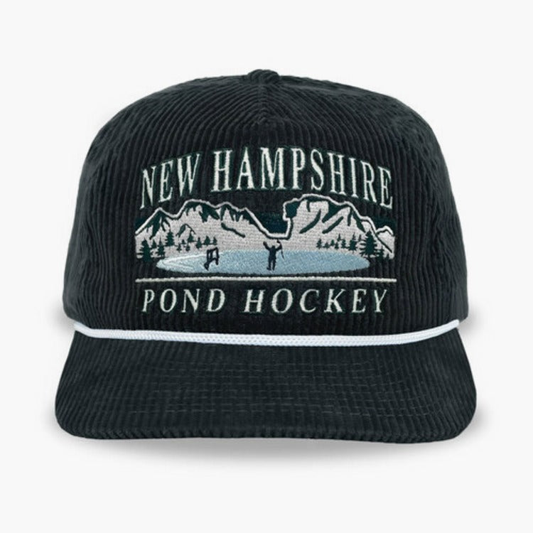 Celly New Hampshire Pond Hockey Snapback : Charcoal Corduroy