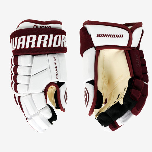 Warrior Franchise Custom Ice Hockey Gloves Ducks