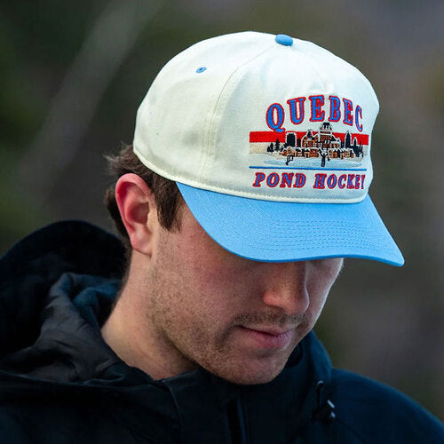 Celly Quebec Pond Hockey Snapback : Cream