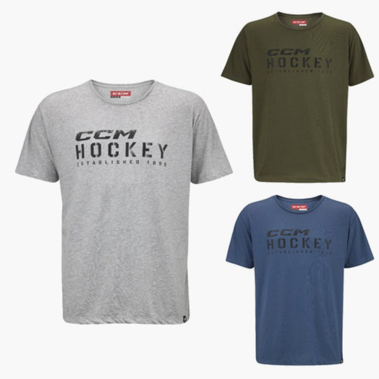 CCM Camo Stencil Tee Junior available in 3 Colors