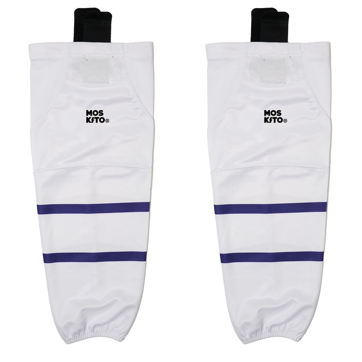 MOSKITO Ice Hockey SOCKS II WHITE/PURPLE