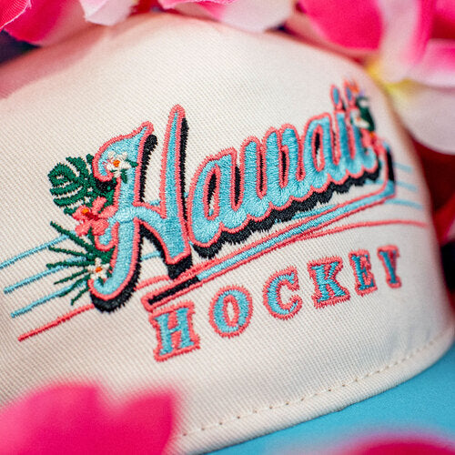 Celly Hawaii Hockey Snapback : Cream